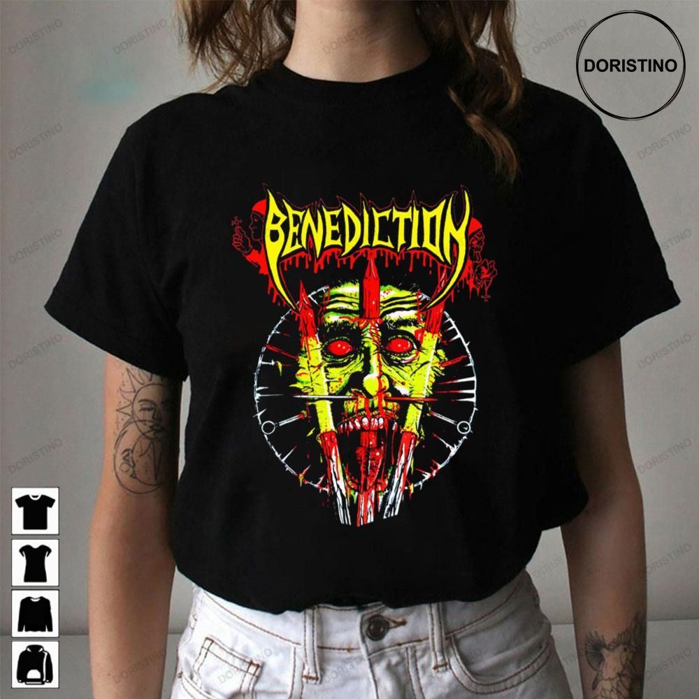 Yellow Red Benediction Awesome Shirts